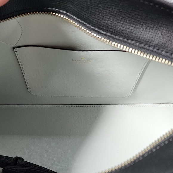 Kate Spade Large Satchel Womens Black Darcy WKR00437 Handbag Tote Purse NWT - Picture 10 of 16